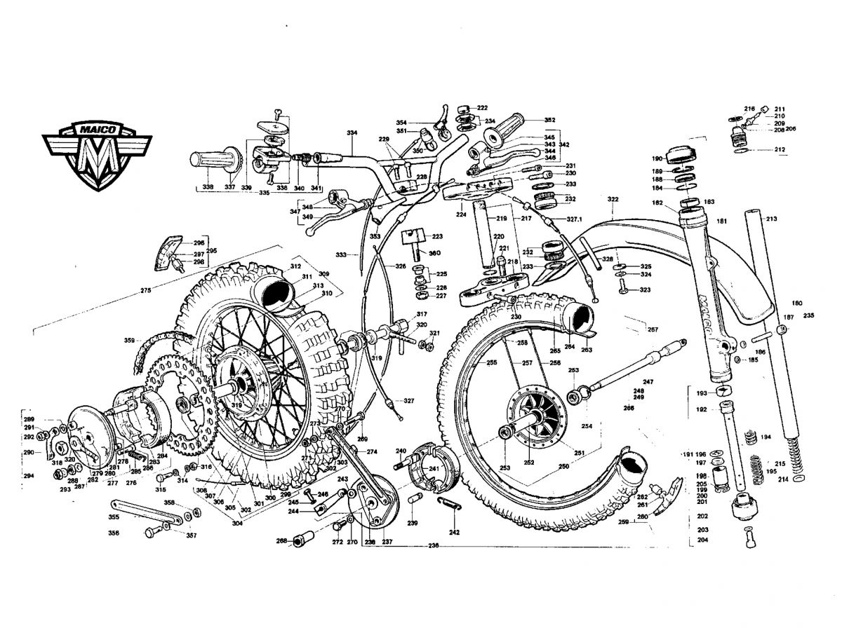 maico 1978 chassis