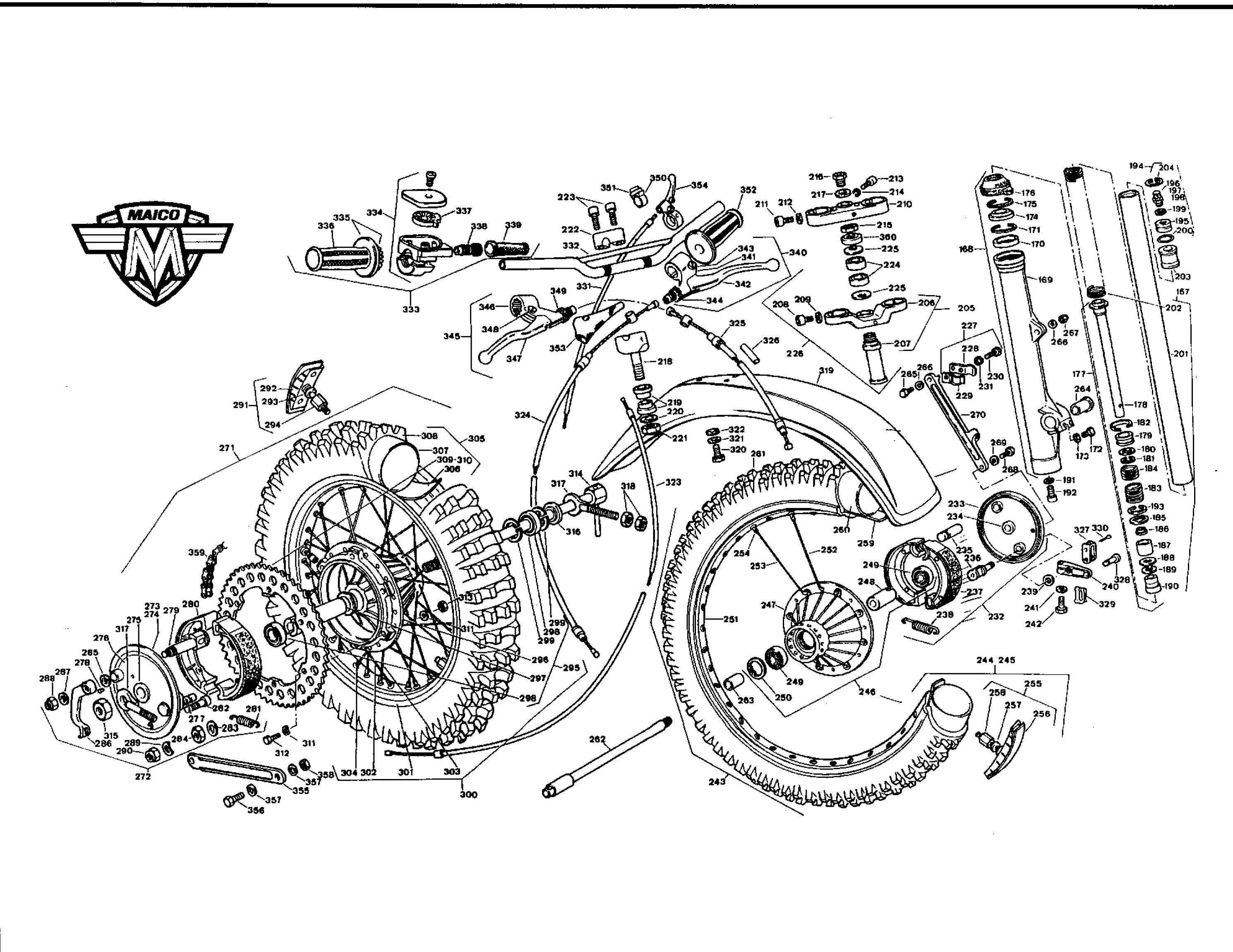 maico 1980 chassis