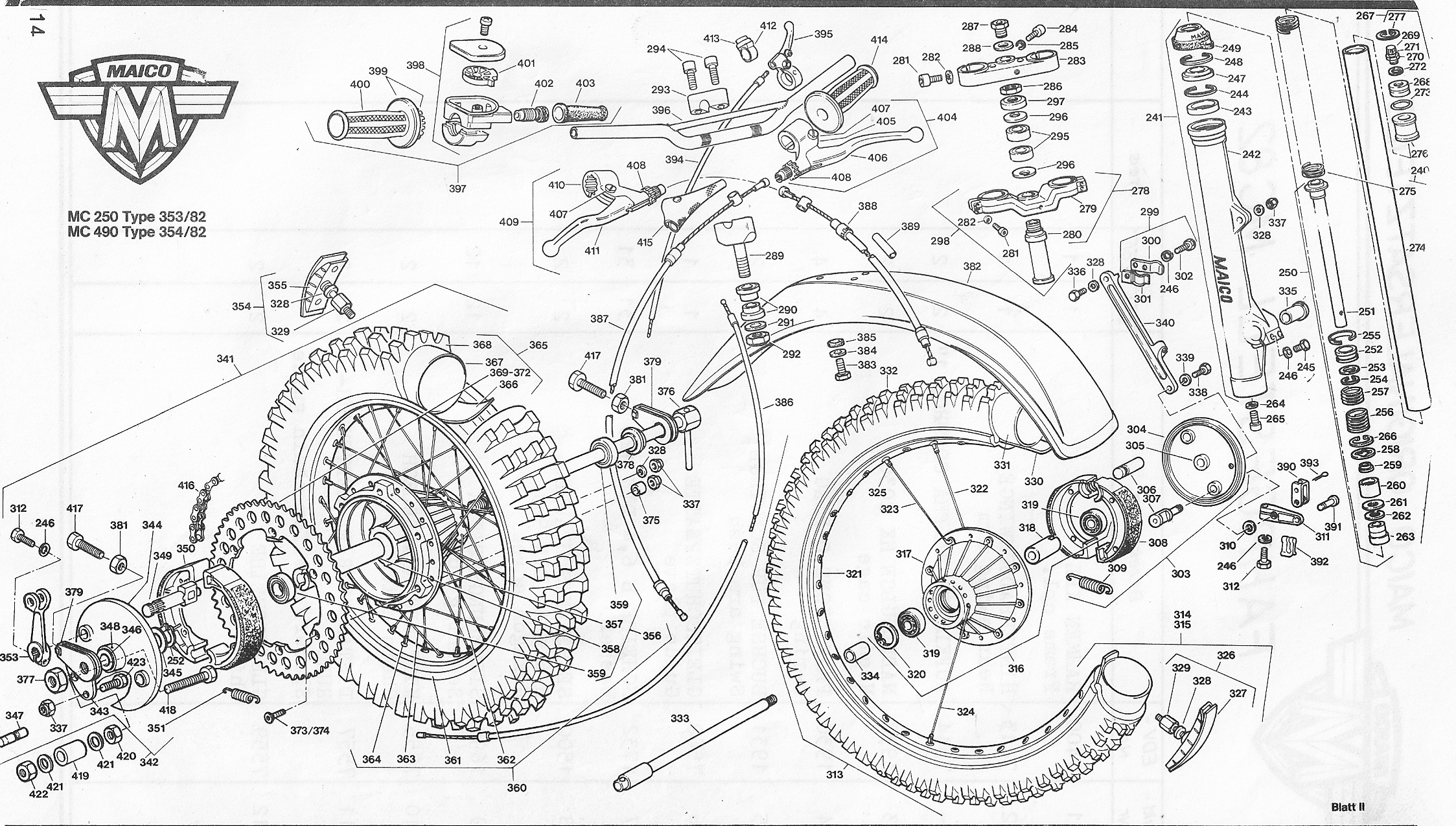 maico 1982 chassis