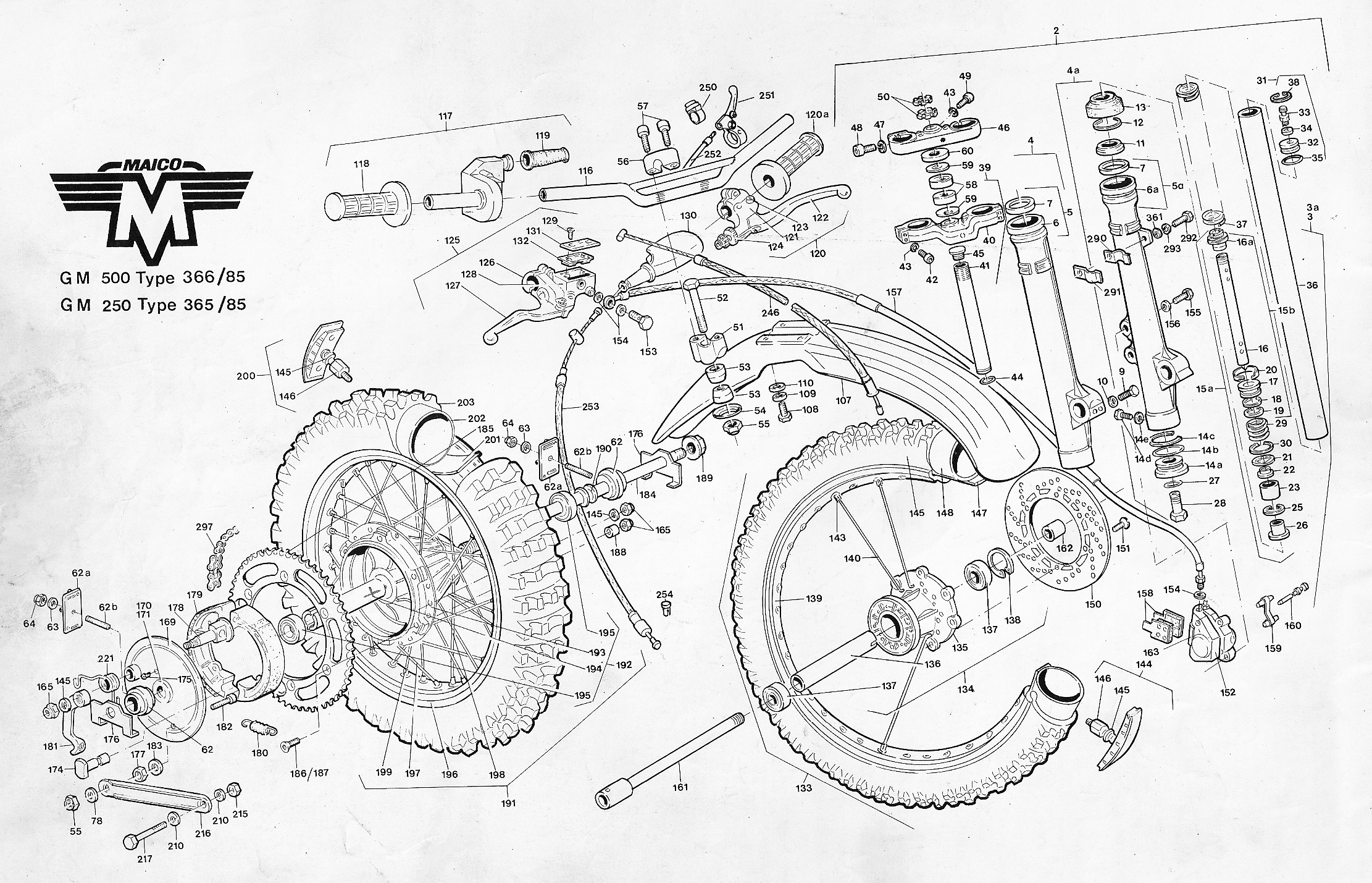 maico 1985 chassis