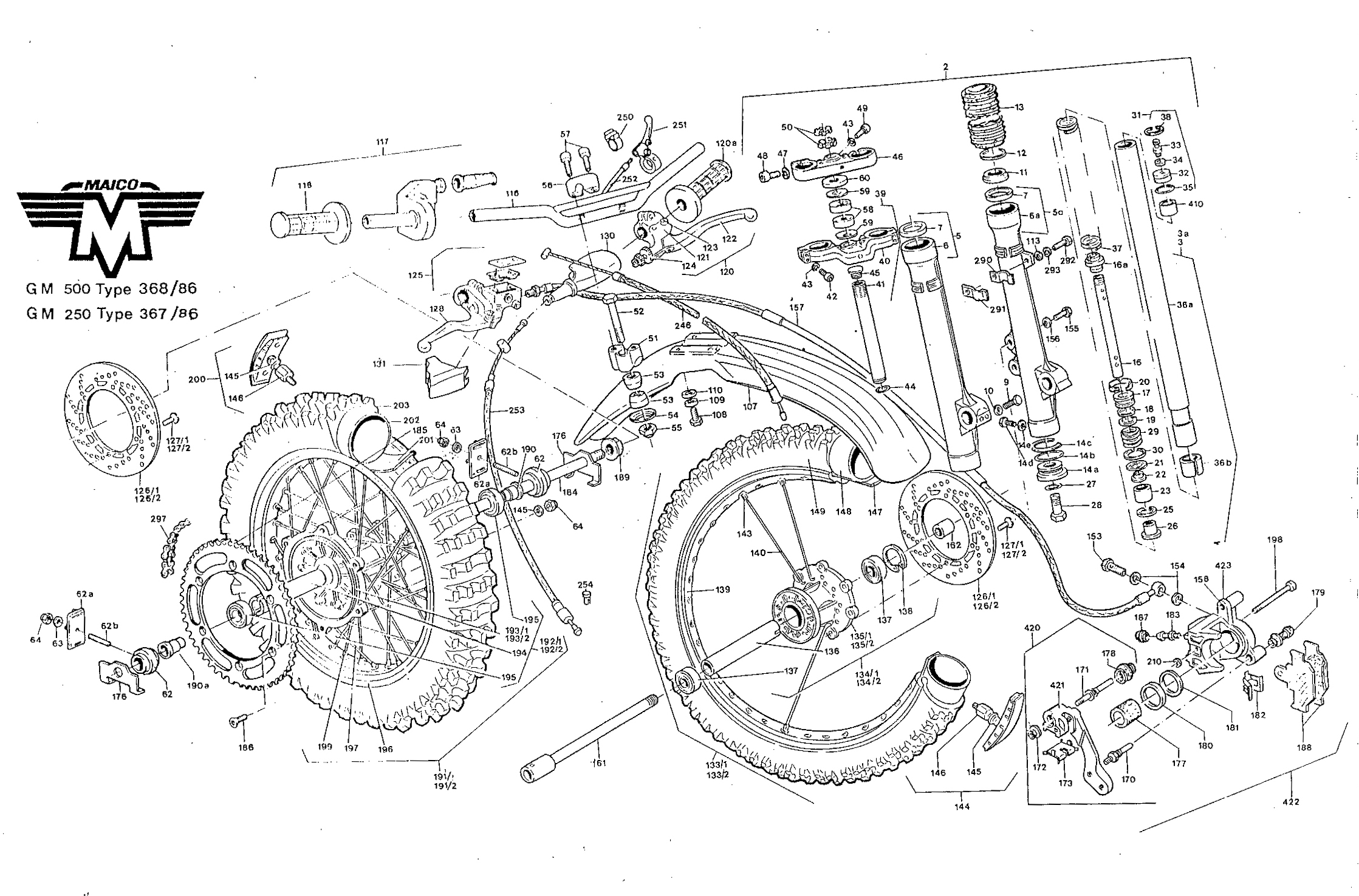 maico 1986 chassis